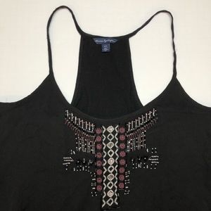 Beaded Racerback tank by American Eagle